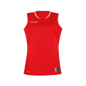 MAILLOT ROUGE/BLANC FEMME